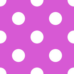 polka dot white purple seamless pattern vector 