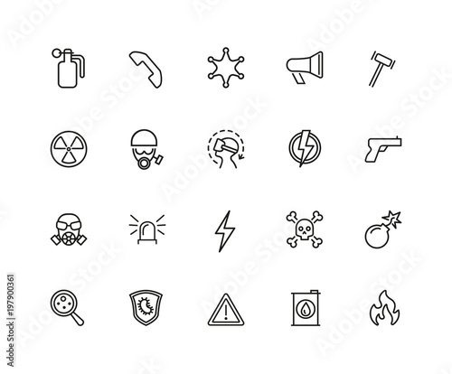 "Guard icon set" Stock image and royalty-free vector files on Fotolia