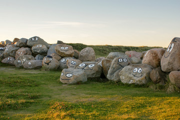 Smily stones