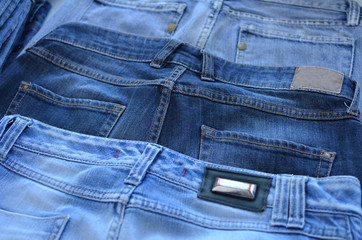  denim blue jeans background texture