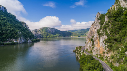 Fototapeta na wymiar Danube Gorges. Cazanele Mari, Romania