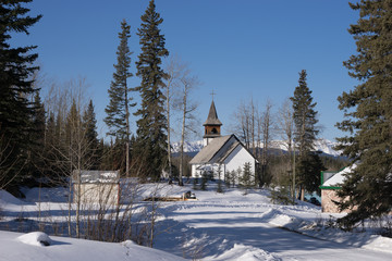 Nordegg Community Church, Alberta, Canada