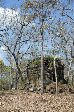 Koh Ker temple complex ruin, Cambodia