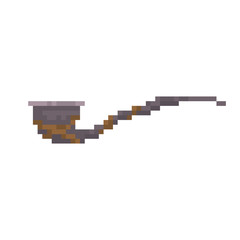Pixel smoking pipe for games and websites