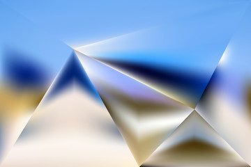 Abstract triangle art - eps10.