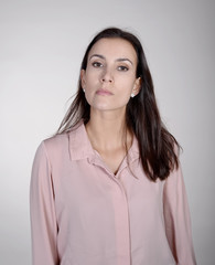 Obraz premium ernste junge Frau