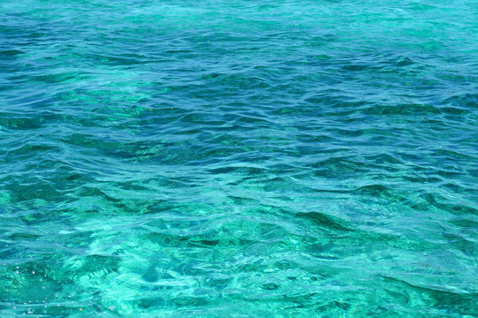 Unbelievable blue ocean water in Philippines islands