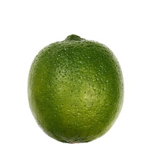 Lime isolated on white background, clipping path