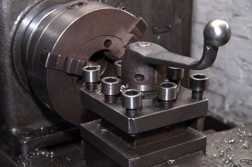 lathe. fragment. background