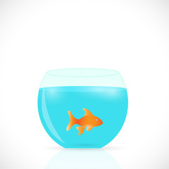 Goldfish Bowl Illustration