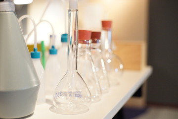 laboratory flasks