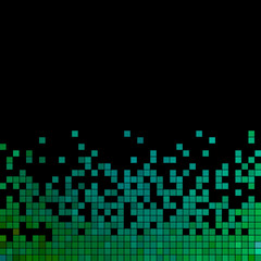 abstract vector square pixel mosaic background