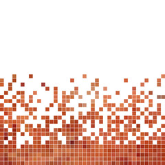 abstract vector square pixel mosaic background