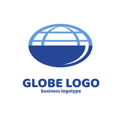 Logo design globe vector template