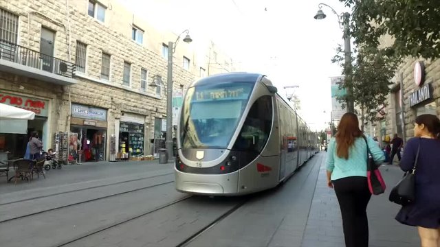 Jerusalem Streets Time lapse 2