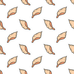 Obraz premium seashells pattern