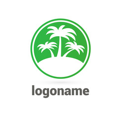 Logo design abstract resort vector template. Illustration design of logotype business travel symbol.