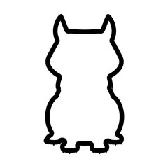 panther line icon © egorvector