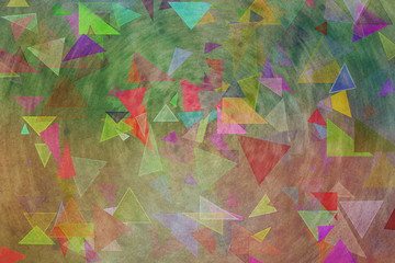 Shape abstract, pattern texture or background. Backdrop, illustration, cover & triangle.