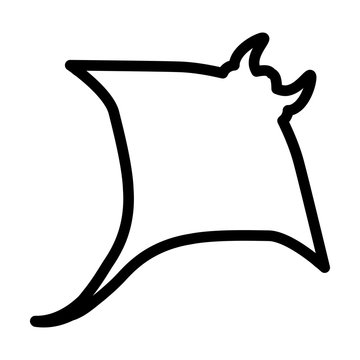 recommend clip art: cramp fish line icon
