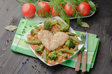 chicken with vegetables