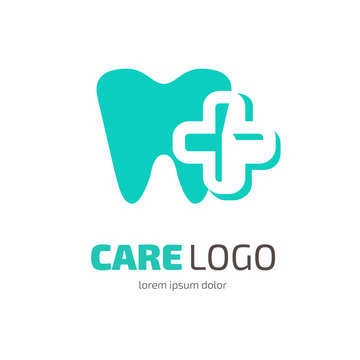 Logo design stomatology vector template.