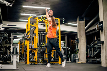 Fototapeta premium Kettlebell exercise