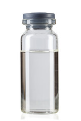 injection bottle isolated