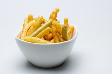 Palitos de patata aromatizados