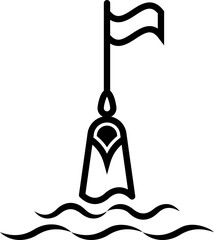 Buoy Icon, Float Buoy Icon
