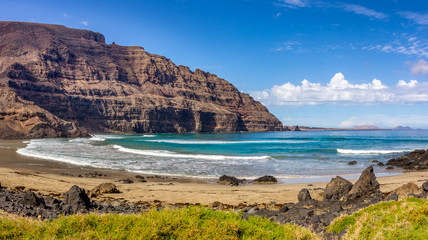 Little pieace of paradise (sandy beach under the cliffs)