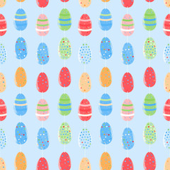 Seamless repeating pattern on the Easter theme