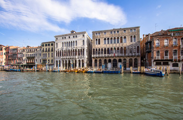 Palaces on Grand Canal, Venice, Italy