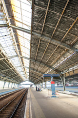 interior of the old railway station
