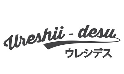 ureshii- desu means  “happy”