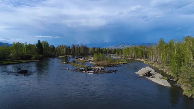 Montana, Rivers, Streams, Rapids, and Mountains
