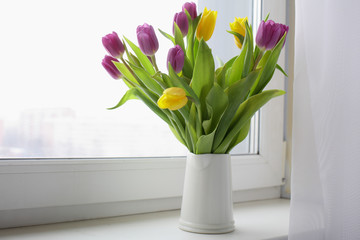 Bouquet of tulip flowers