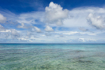 Looking out over the South Pacific Ocean