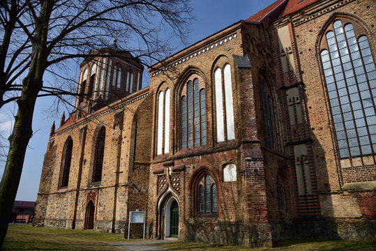 Church of St. Sephan in Gartz, Brandenburg region in Germany.