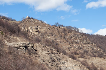 Mountain slope in the North Caucasus mountains