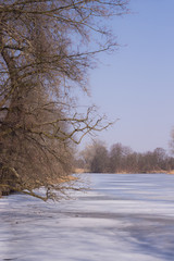 zamarznięty staw © Krzysztof Stasiak