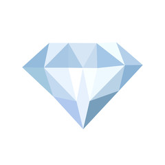 diamond jewel isolated on white background