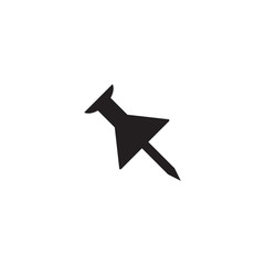 pin icon. sign design