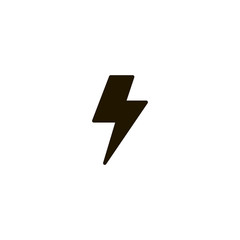 lightning icon. sign design