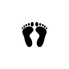feet icon. sign design
