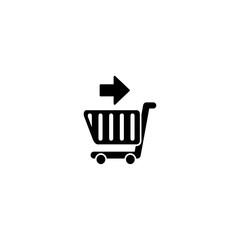 cart icon. sign design