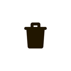 trash icon. sign design