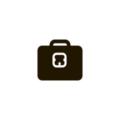 suitcase icon. sign design