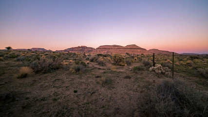 Sunset in the Mojave