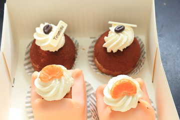 Fresh confectionery in a box